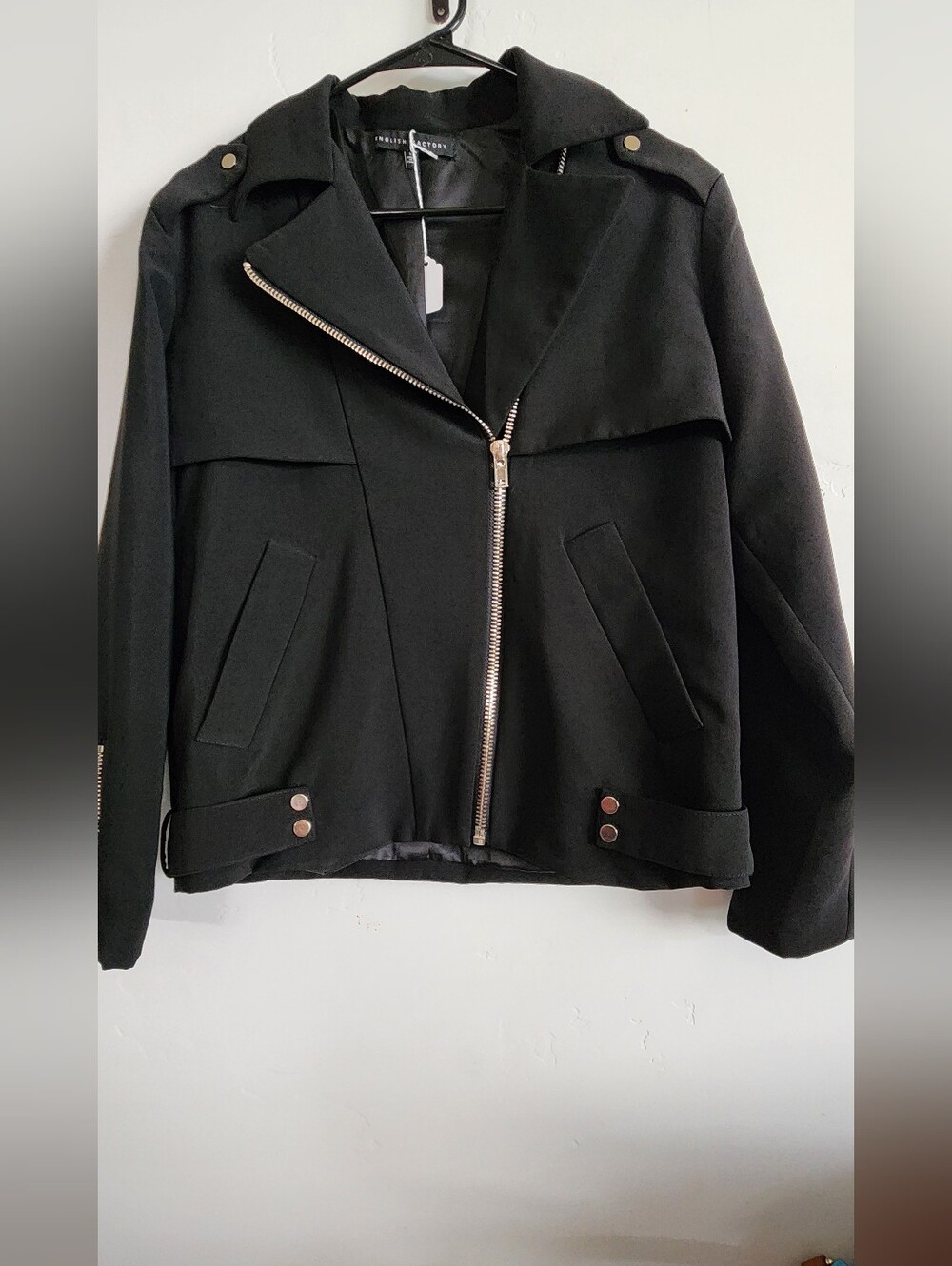 Black Women's Moto Jacket - Unknown Brand
